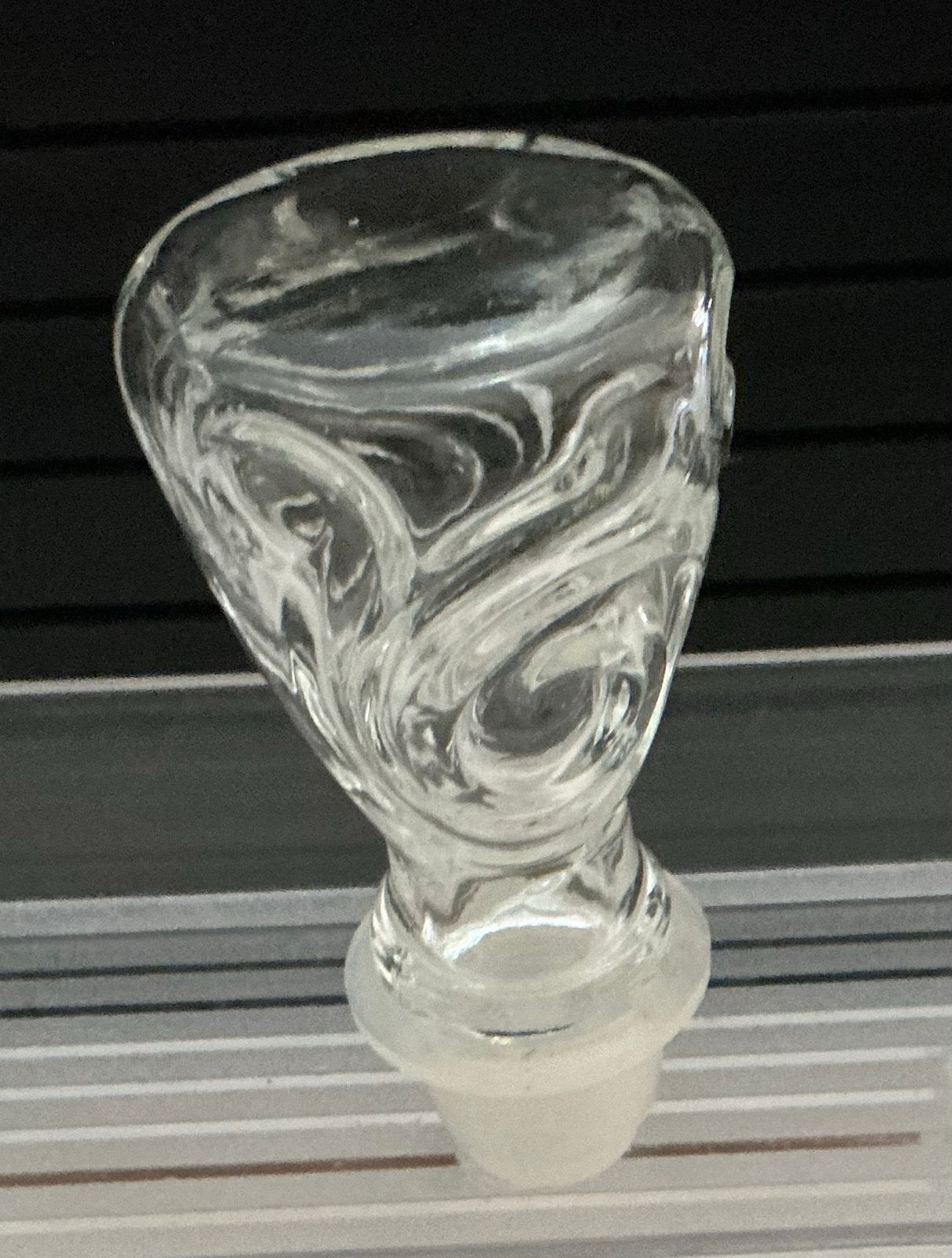 Decoratieve Glazen Flessenstop met Swirl Design, Verzenden