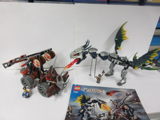 7021 Vikings, de gepantserde ofnir draak, Kinderen en Baby's, Ophalen of Verzenden, Zo goed als nieuw, Complete set, Lego