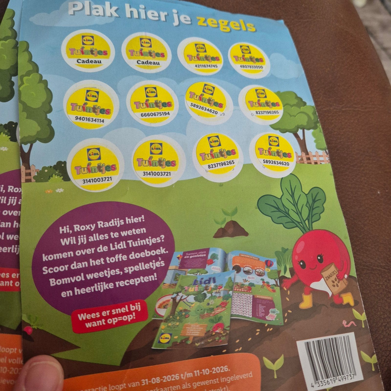 Volle spaarkaart lidl tuintjes

Meerdere beschikbaar

€3,00, Ophalen, Winkel, Super of Benzinepomp, Volle spaarkaart