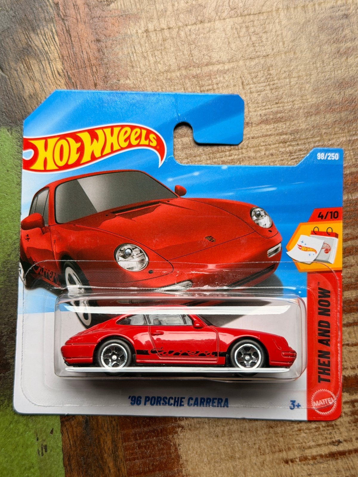 Hot Wheels '96 Porsche Carrera rood  | nieuw op kaart, Ophalen of Verzenden, Nieuw, Auto