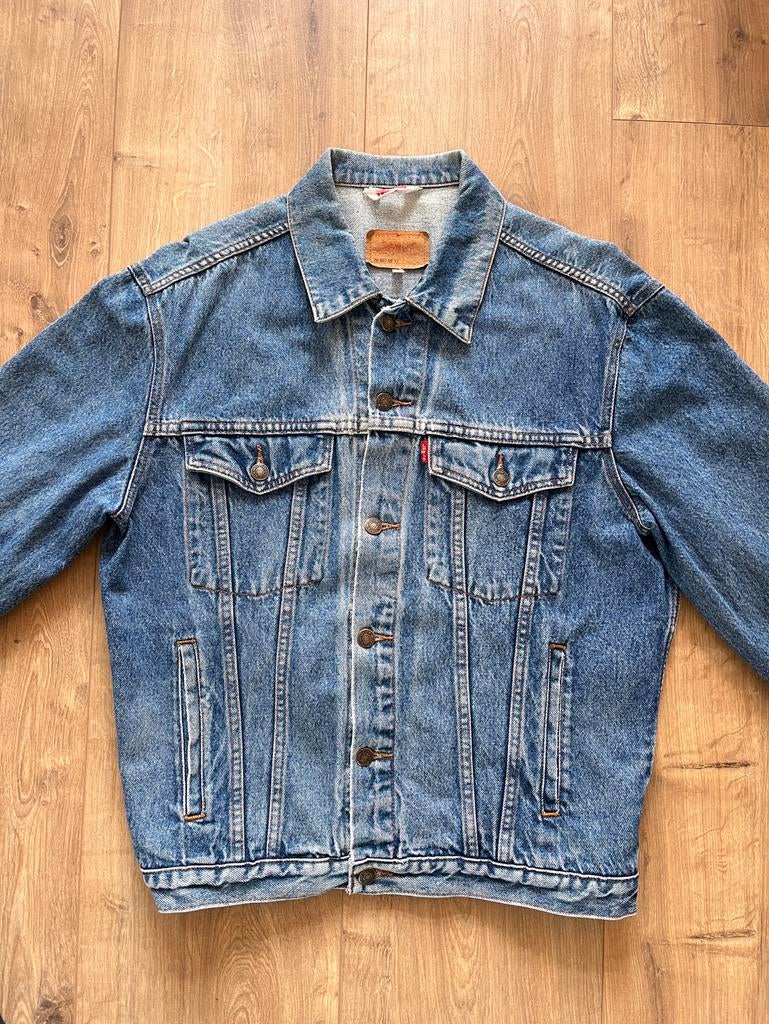 Prachtig vintage Levi’s spijkerjack spijkerjas, Ophalen of Verzenden, Gedragen, Maat 36 (S), Blauw