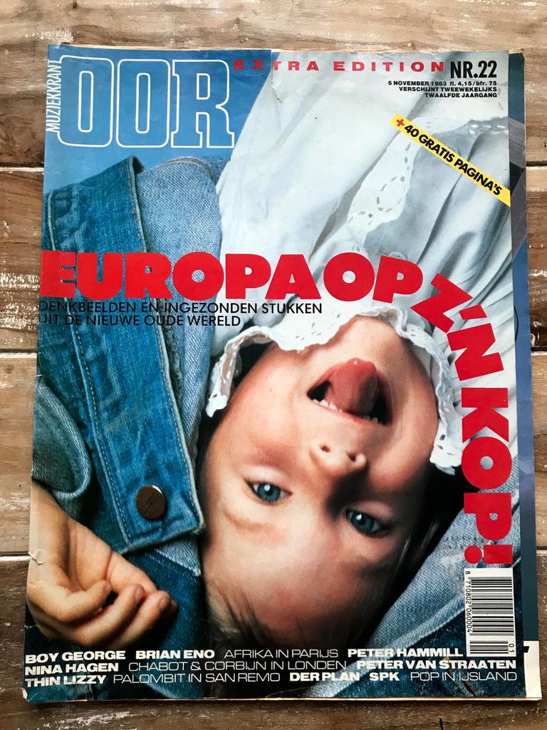 Muziekkrant OOR 1983 THIN LIZZY Brian Eno DER PLAN SPK, Ophalen of Verzenden, Muziek, Film of Tv