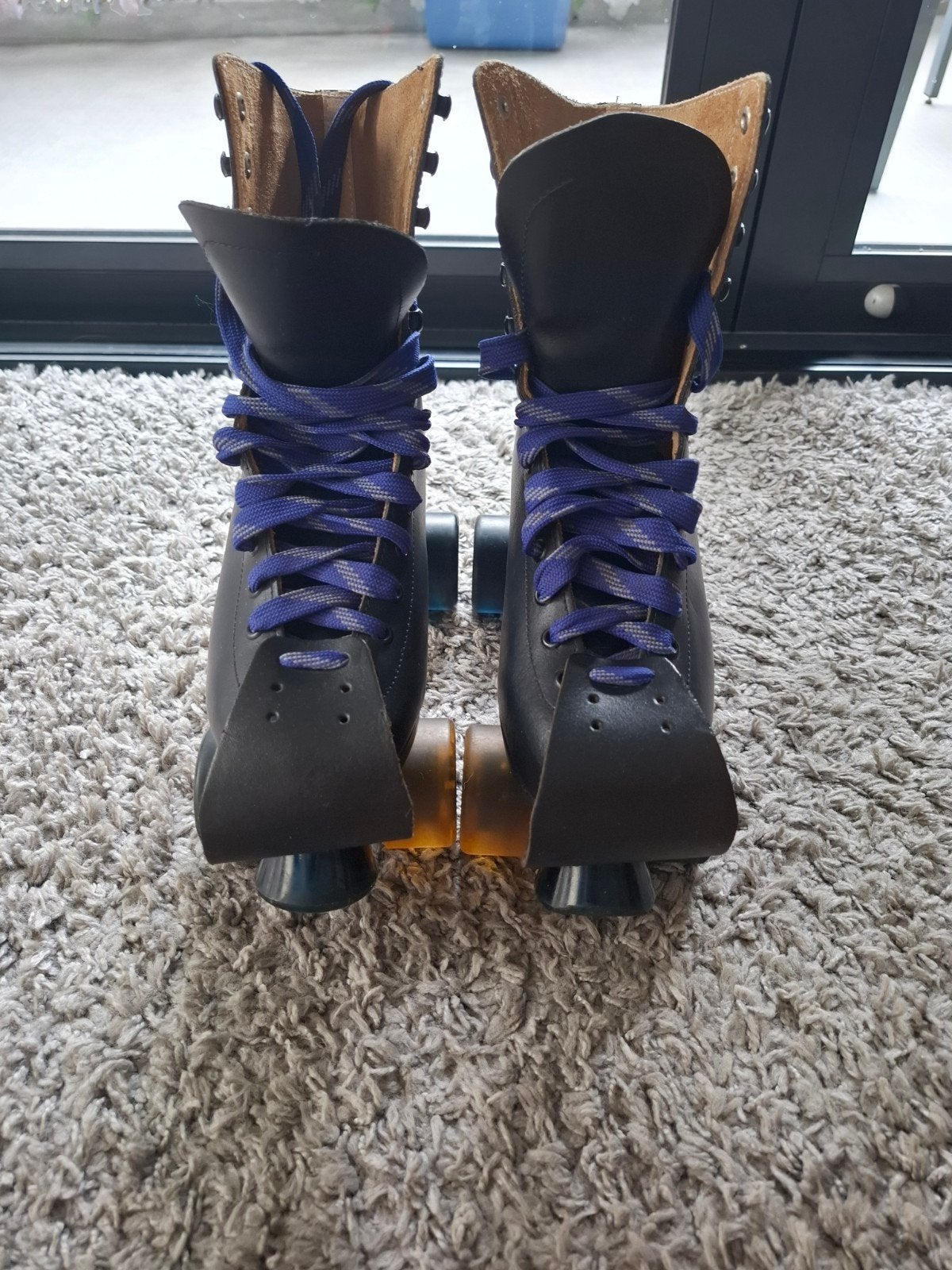 Rolschaatsen, leer, maat 42, Overige merken, Dames, Overige typen, Ophalen of Verzenden