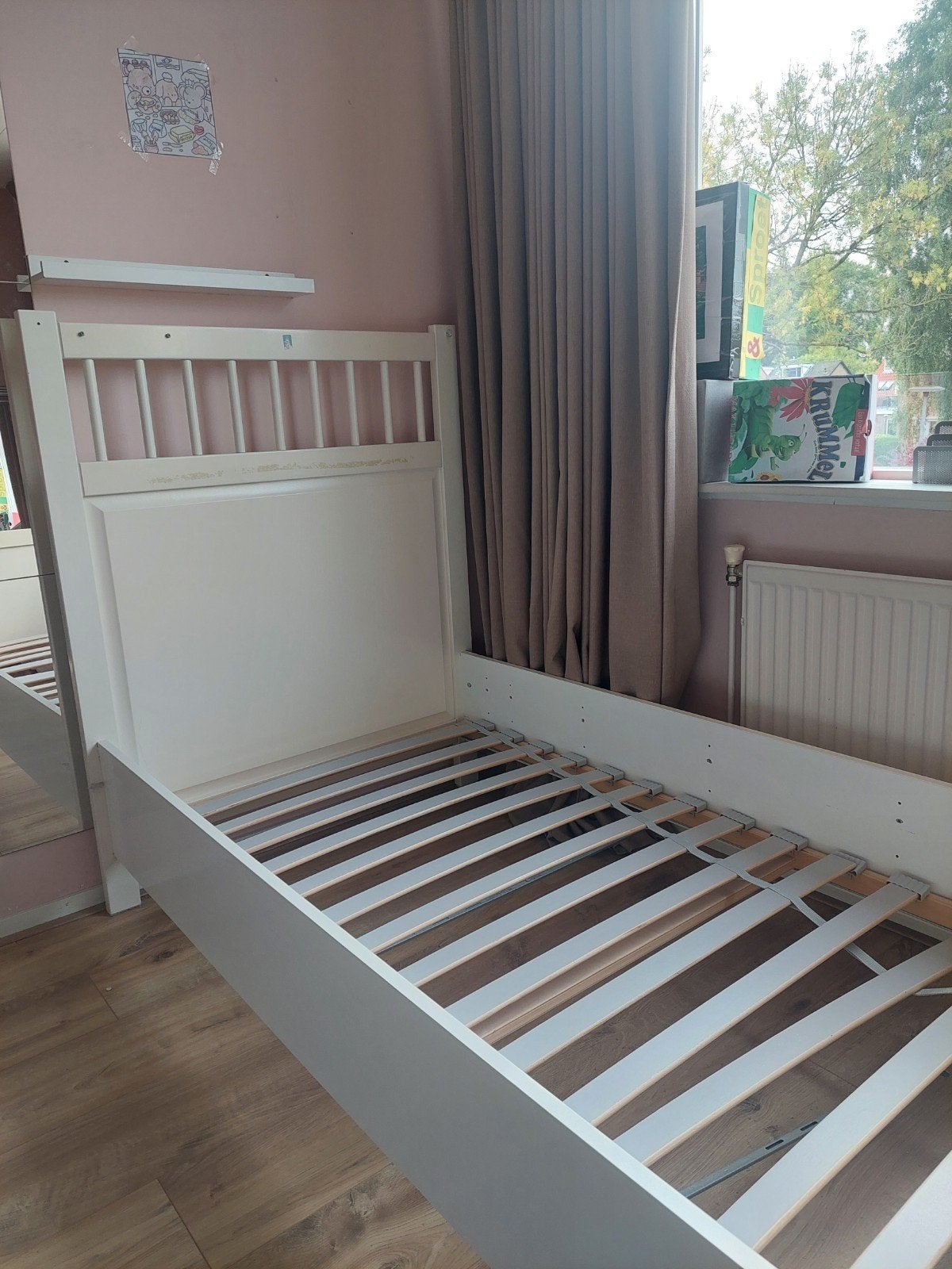 Bed 90x200, Ophalen, Gebruikt, 90 cm, Eenpersoons