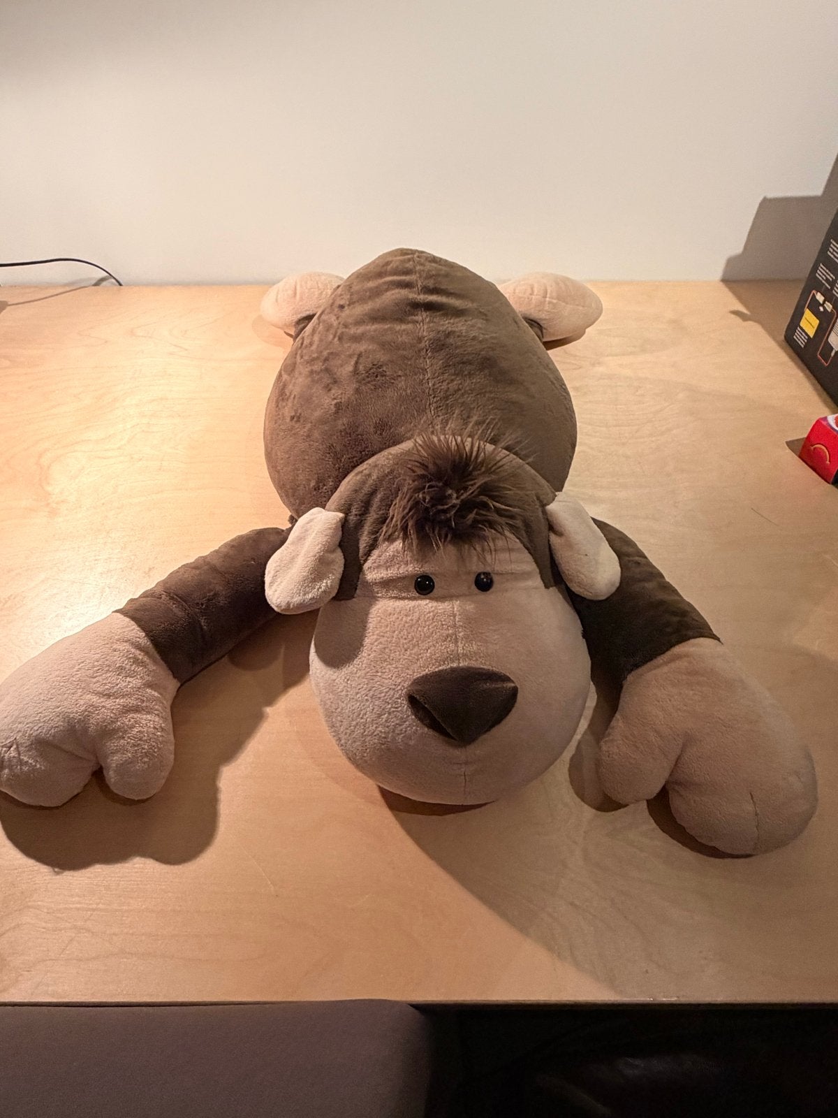 NICI Aap Knuffel - 100cm, NICI, Ophalen of Verzenden, Middelgroot (20 tot 80 cm), Bruin