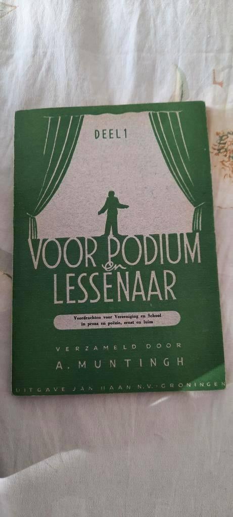 A Muntingh - voor podium en lessenaar Deel I, Ophalen of Verzenden, Gelezen