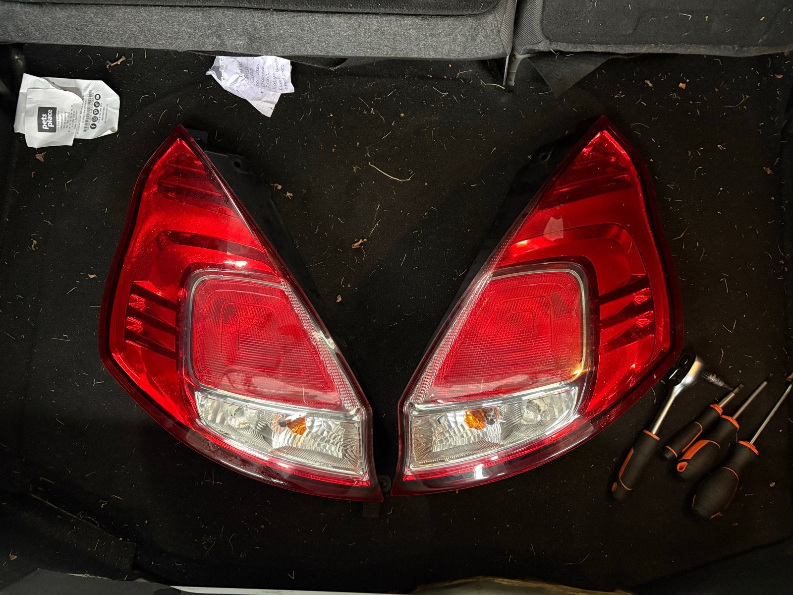 Ford Fiesta MK7.5 Achterlichten (set) - Plug & Play, Ophalen of Verzenden, Gebruikt, Ford