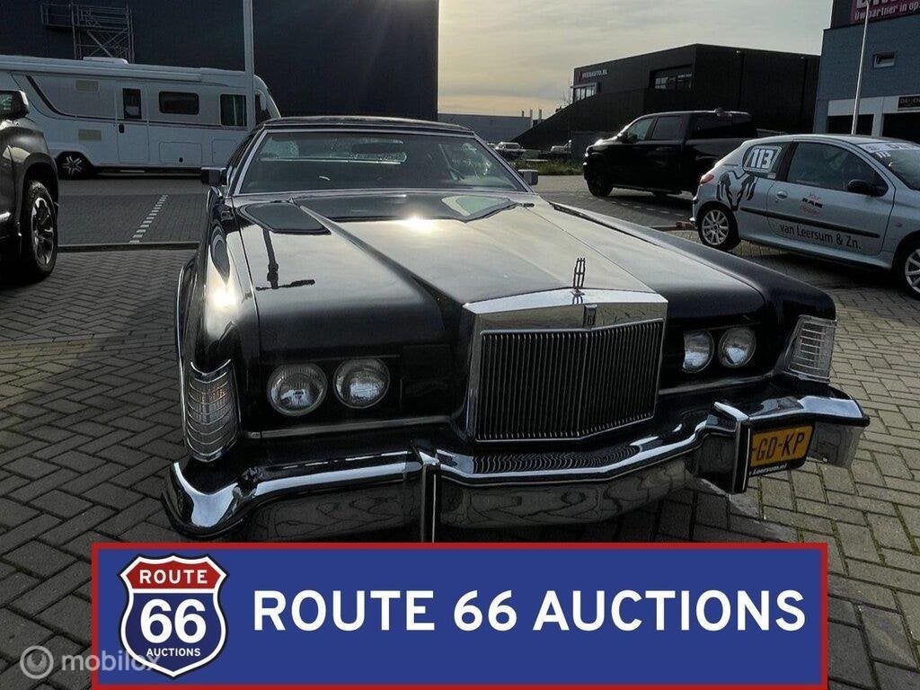 Lincoln Continental Mark IV | 1975 | Route 66 Auctions, Overige carrosserieën, Zwart, Bedrijf, Handgeschakeld