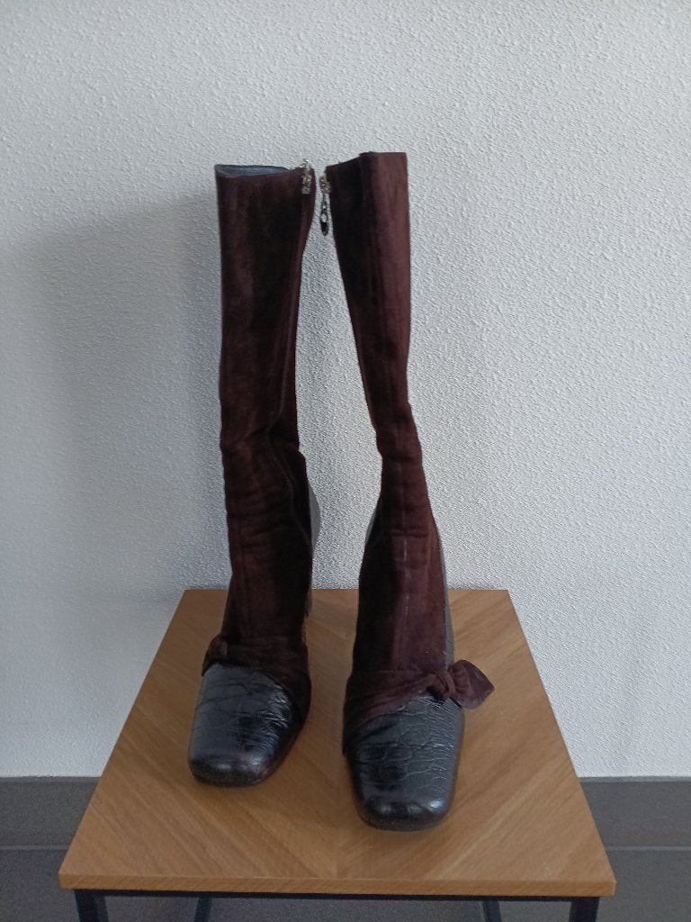 Laarzen van Dick Boons, Ophalen of Verzenden, Gedragen, Bruin, Hoge laarzen