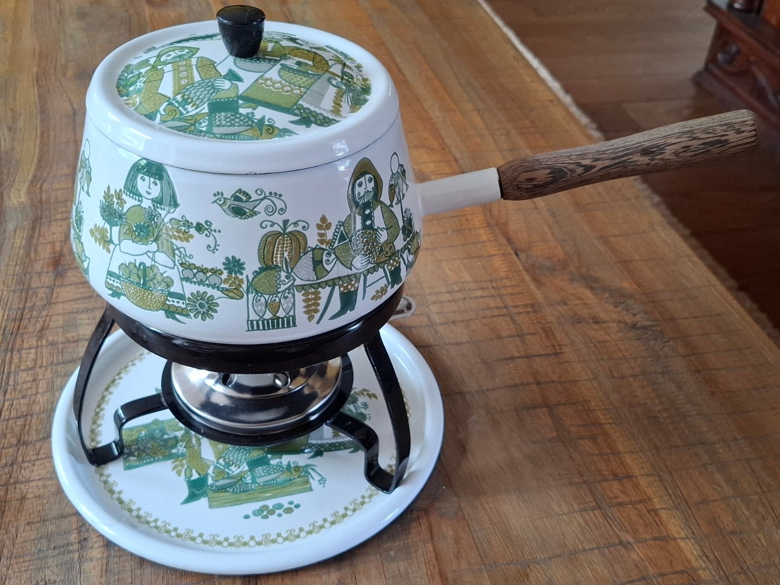 Figgjo Flint Fondue Set - Scandinavisch Design 1960, Ophalen of Verzenden