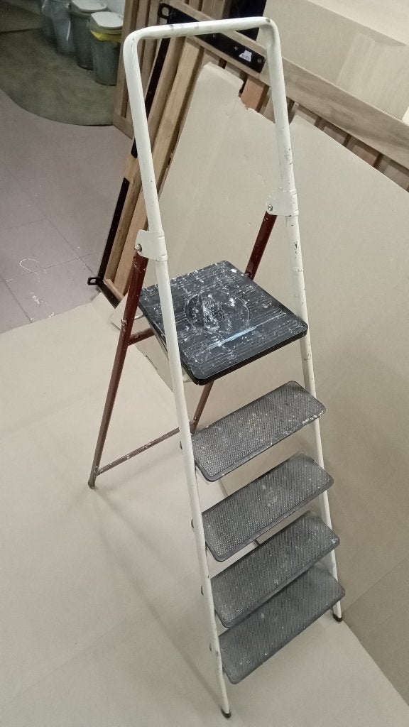 Huishoudtrap, Ophalen, Gebruikt, Ladder, Minder dan 2 meter