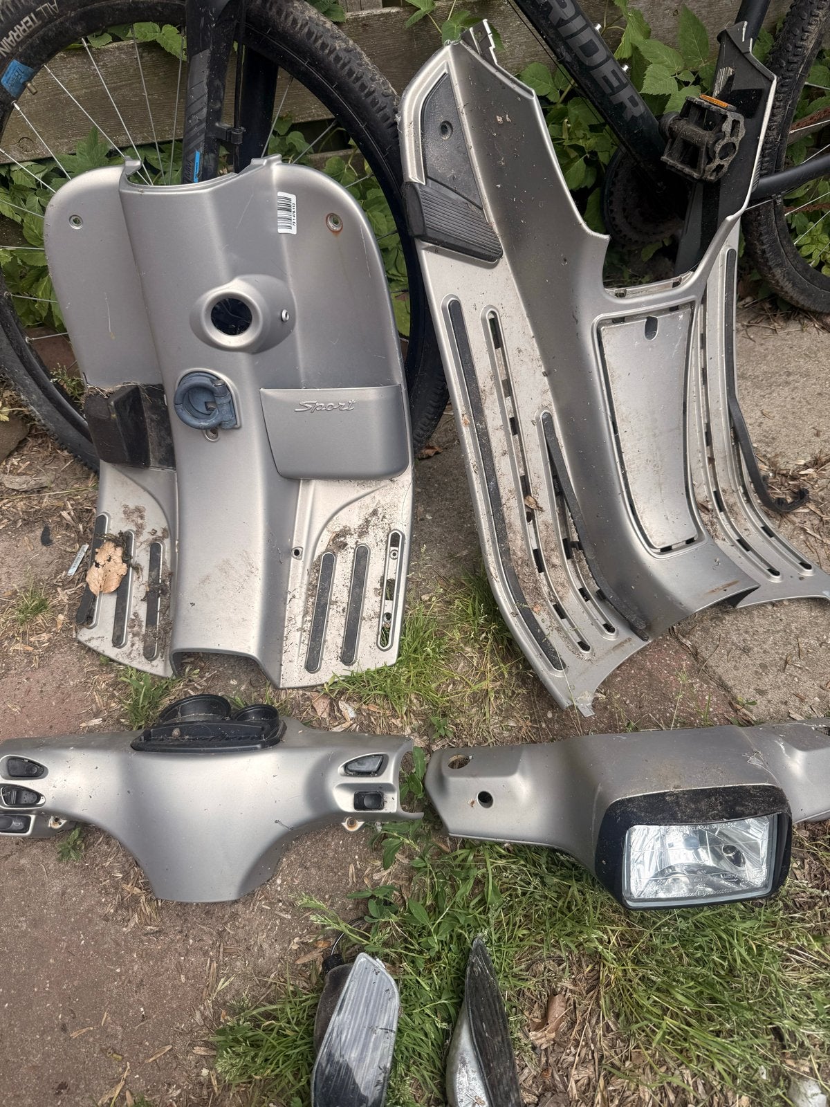Vespa S kappen en voorvork - ZSM weg!, Ophalen of Verzenden, Gebruikt, Kap, Vespa