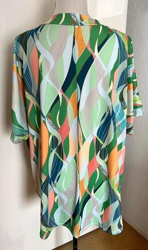 Top/tuniek maat 52, Ophalen of Verzenden, Zo goed als nieuw, Overige kleuren, Blouse of Tuniek
