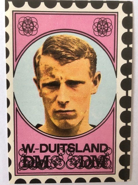 Voetbalplaatje Berti Vogts Borussia Munchen Gladbach, Ophalen of Verzenden, Zo goed als nieuw, Buitenlandse clubs, Spelerskaart