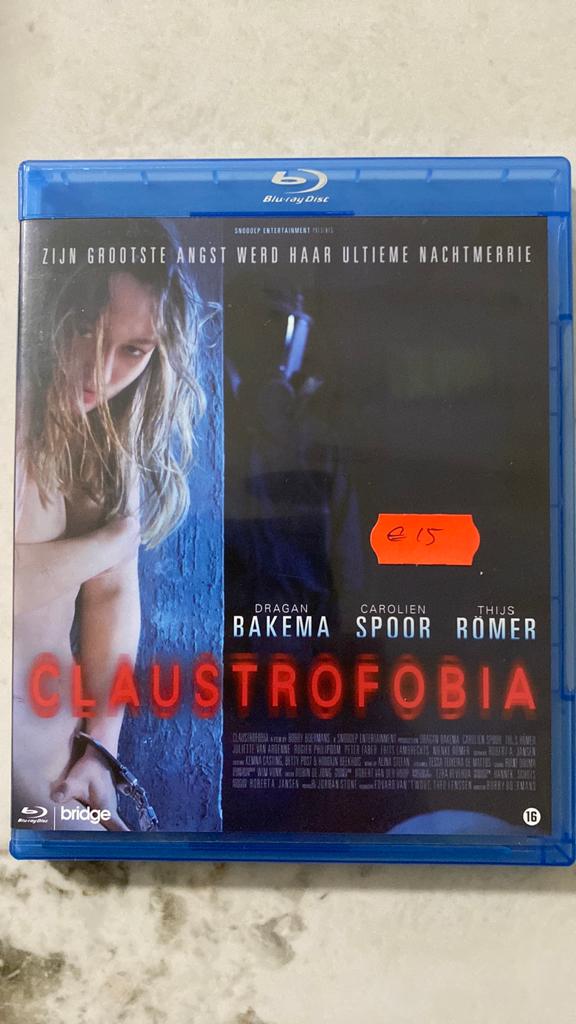 Claustrofobia blu ray NL versie, Ophalen of Verzenden, Zo goed als nieuw, Horror