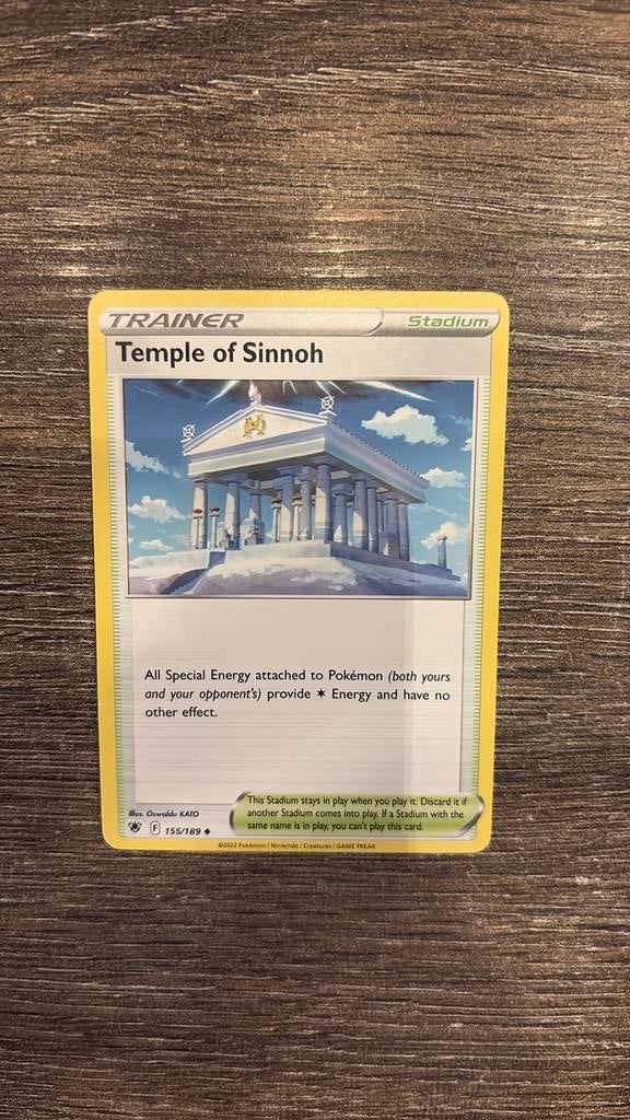 ASR Temple of Sinnoh 155/189, Ophalen of Verzenden, Zo goed als nieuw