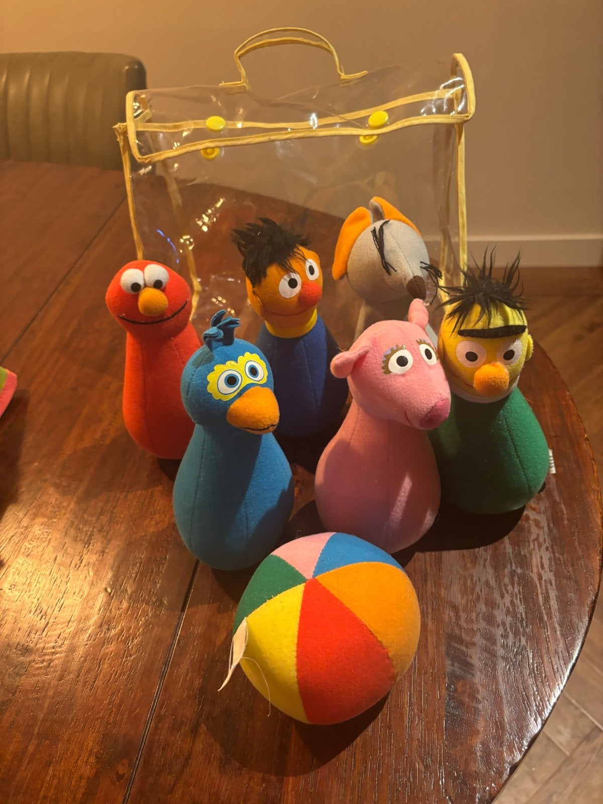 Sesamstraat Kegelspel - Plezier voor Jong en Oud!, Ophalen of Verzenden, Zo goed als nieuw, Jongen of Meisje