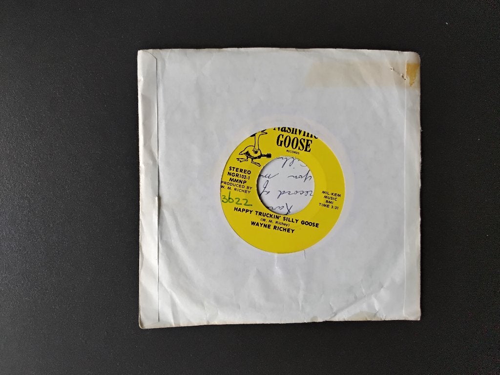 Wayne Richey - Happy Truckin' Silly Goose., Verzenden, Zo goed als nieuw, 7 inch, Pop