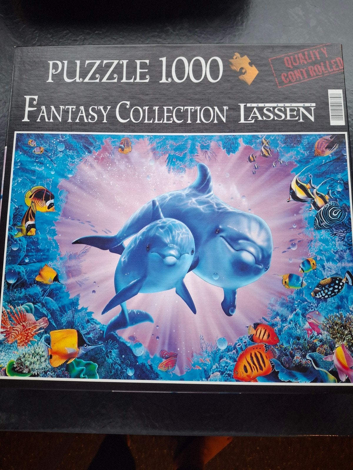 Puzzel 1000 stukjes dolfijnen Fantasy Collection Lassen, Ophalen of Verzenden, 500 t/m 1500 stukjes, Gebruikt, Legpuzzel