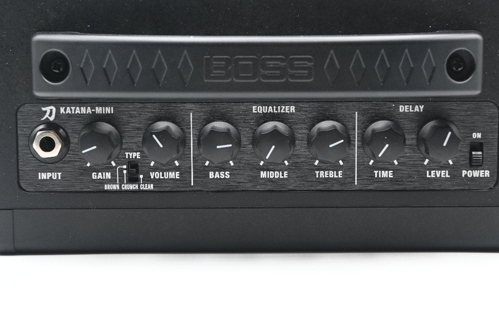 Boss Katana Mini Gitaarversterker, Boss, Minder dan 50 watt, Zo goed als nieuw, Info@roland.com