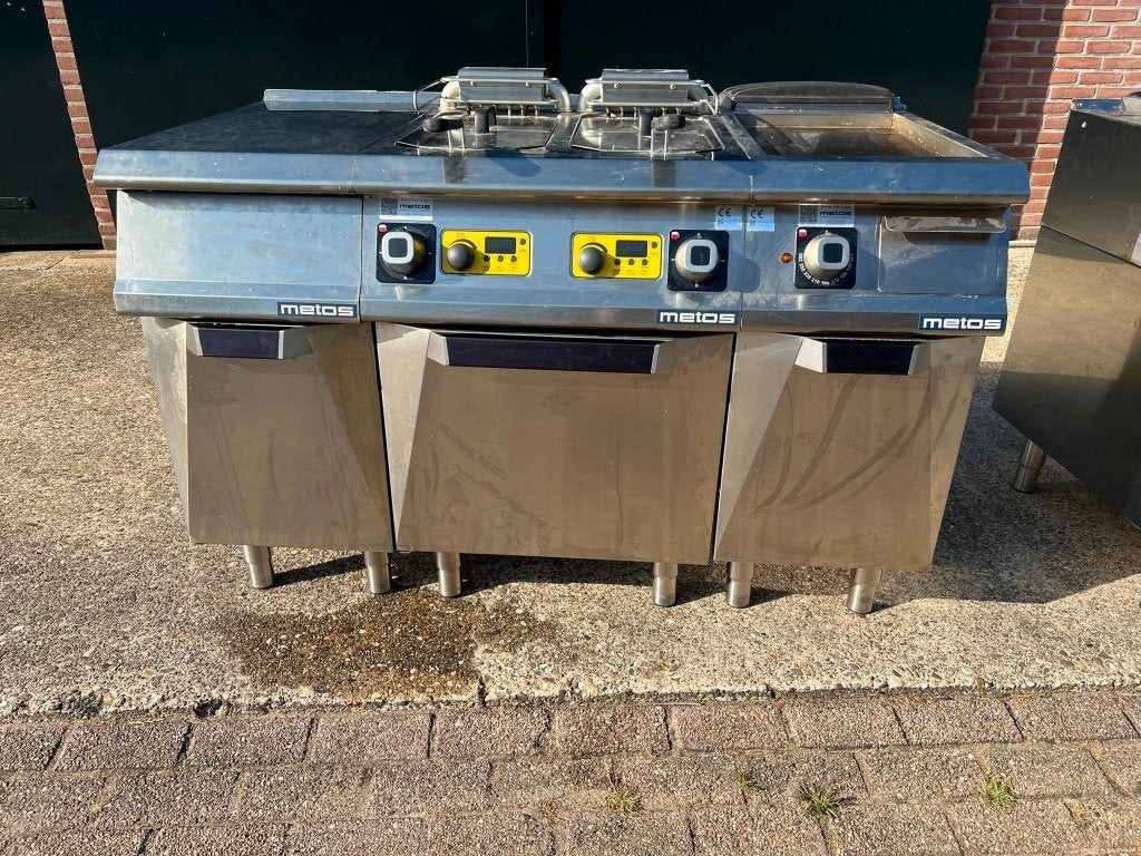 Metos Elektrische Bakplaat en Friteuse Diamante 70, 4 liter of meer, Ophalen, Zo goed als nieuw
