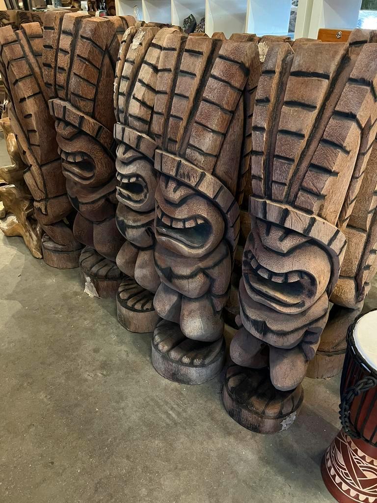 Tiki Beeld 1Meter  / Beeld Groot (hand gesneden), Ophalen