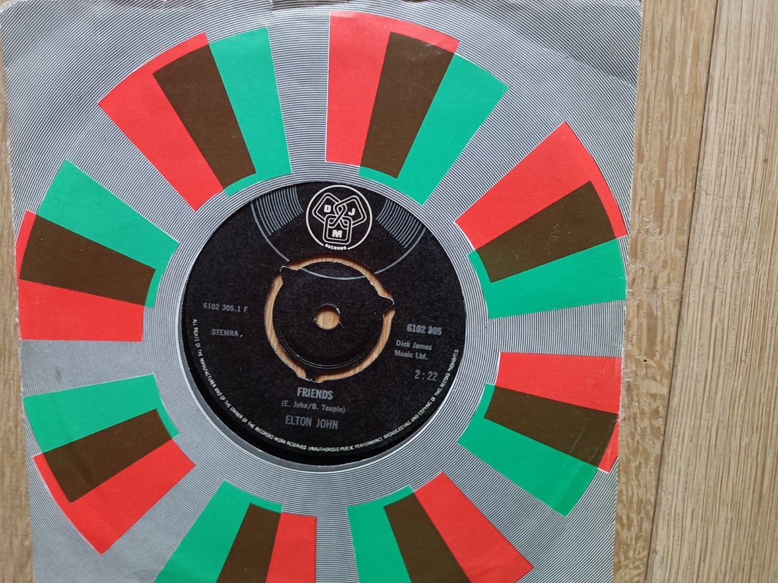 Elton John "Friends", Ophalen of Verzenden, 7 inch