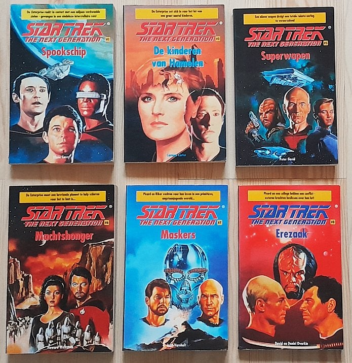 STAR TREK   (zes originele romans samen), Boeken, Ophalen of Verzenden, Gelezen