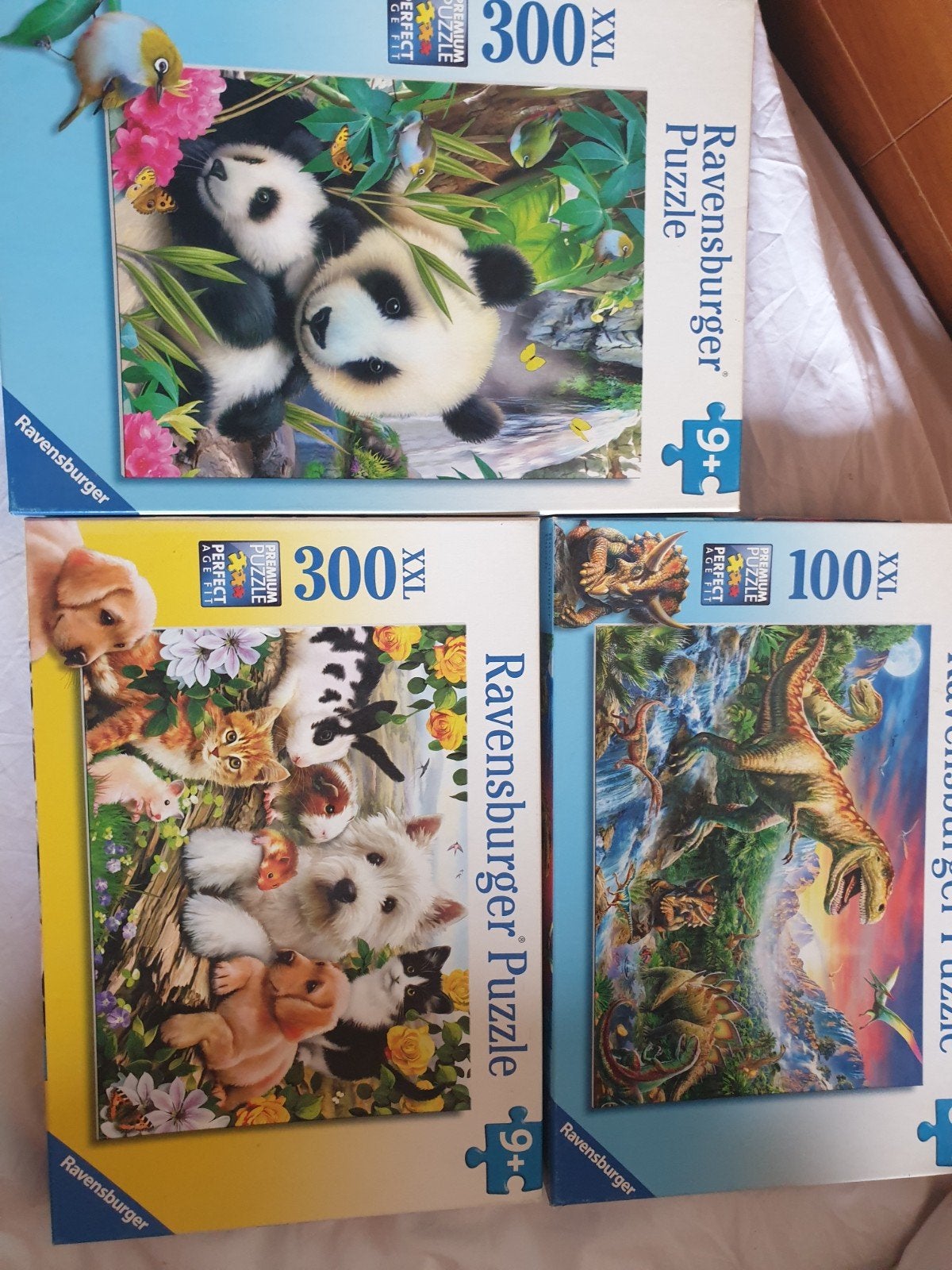 4 puzzels Ravensburger 6+ en 9+, Ophalen of Verzenden, 500 t/m 1500 stukjes, Zo goed als nieuw
