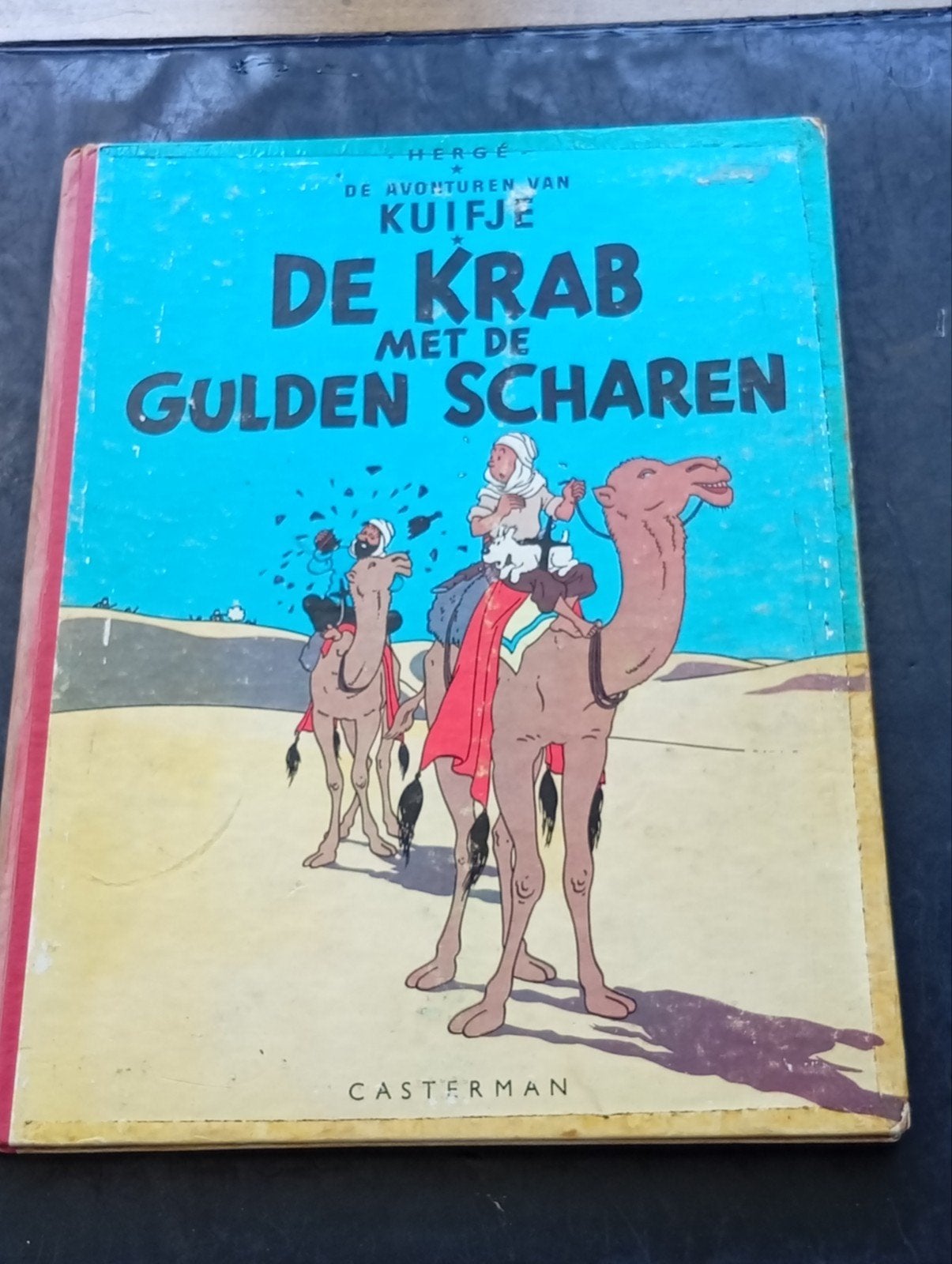 Kuifje: De Krab md de Gulden Scharen, compl. HC herdruk 1954, Boeken, Eén stripboek, Ophalen of Verzenden, Gelezen