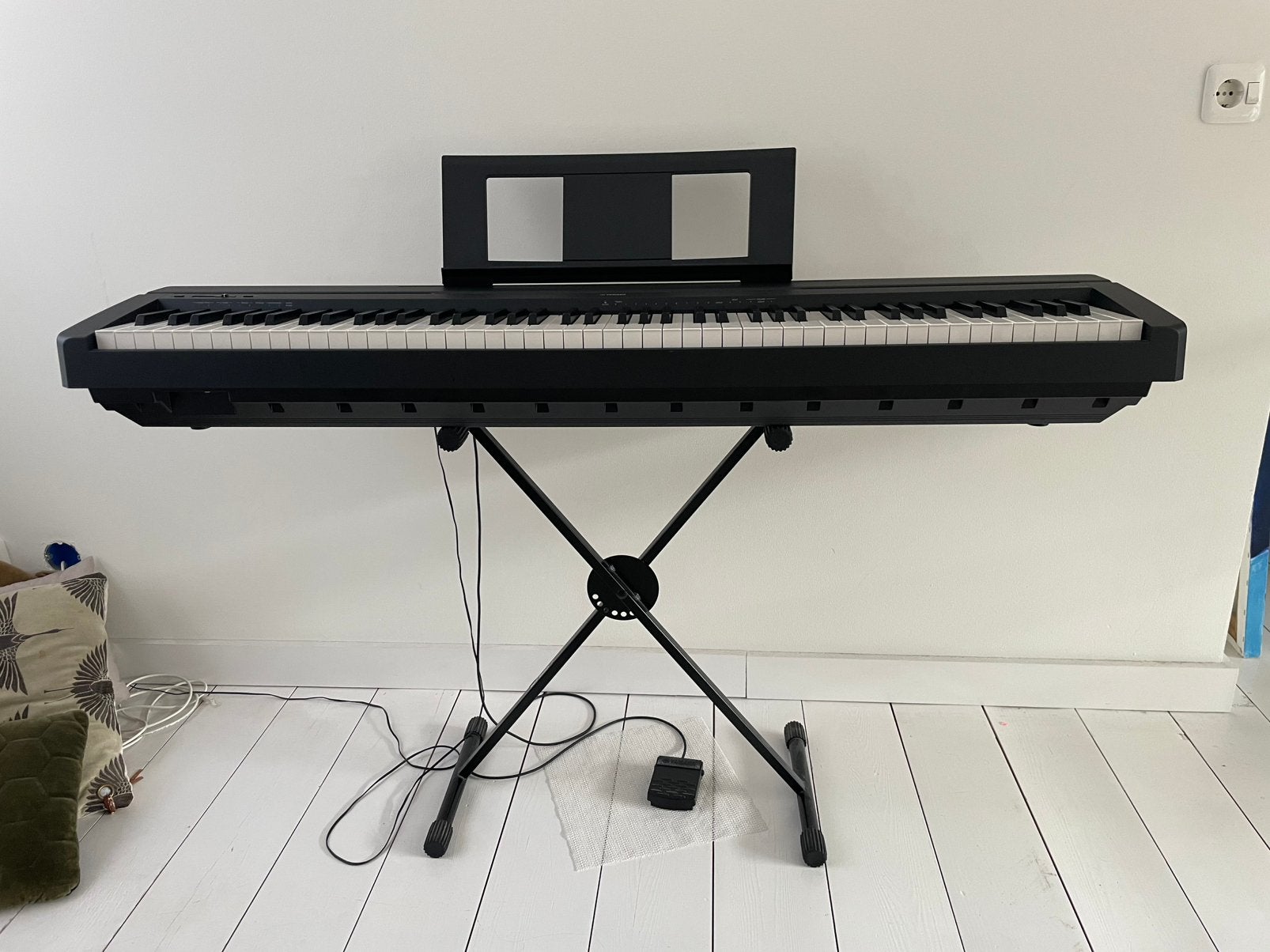 Yamaha P45 B Digitale piano, Muziek en Instrumenten, Piano's, Ophalen, Zo goed als nieuw, Zwart