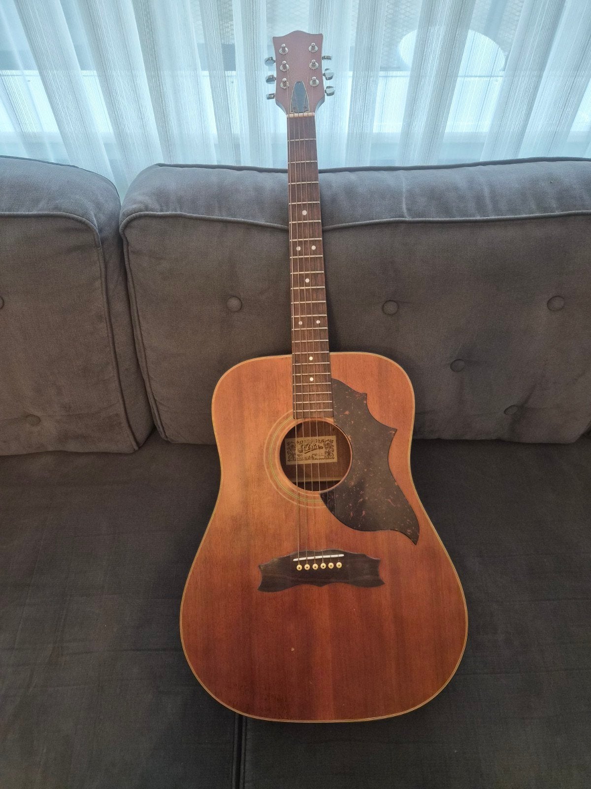 Aria 553 Western gitaar - Vintage Made in Japan, Ophalen, Gebruikt