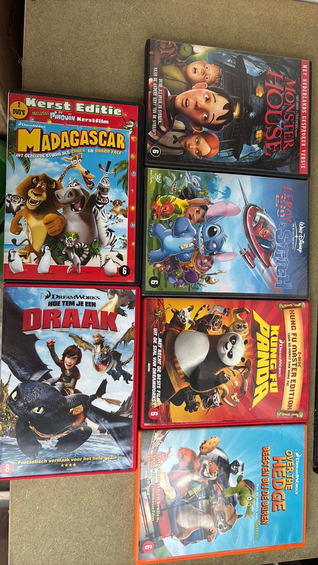 Diverse kinder DVD’s, Ophalen of Verzenden, Zo goed als nieuw, Overige genres