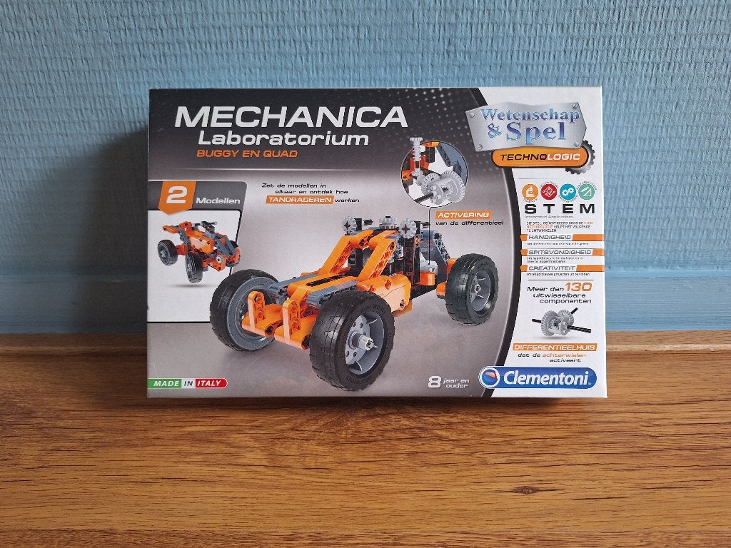 Clementoni - Mechanica Laboratorium - Buggy en Quad, Ophalen of Verzenden, Zo goed als nieuw, Overige merken