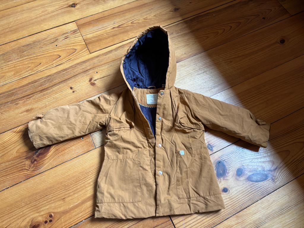 Zara licht gevoerde parka mt 104, Ophalen of Verzenden, Gebruikt, Meisje, Jas