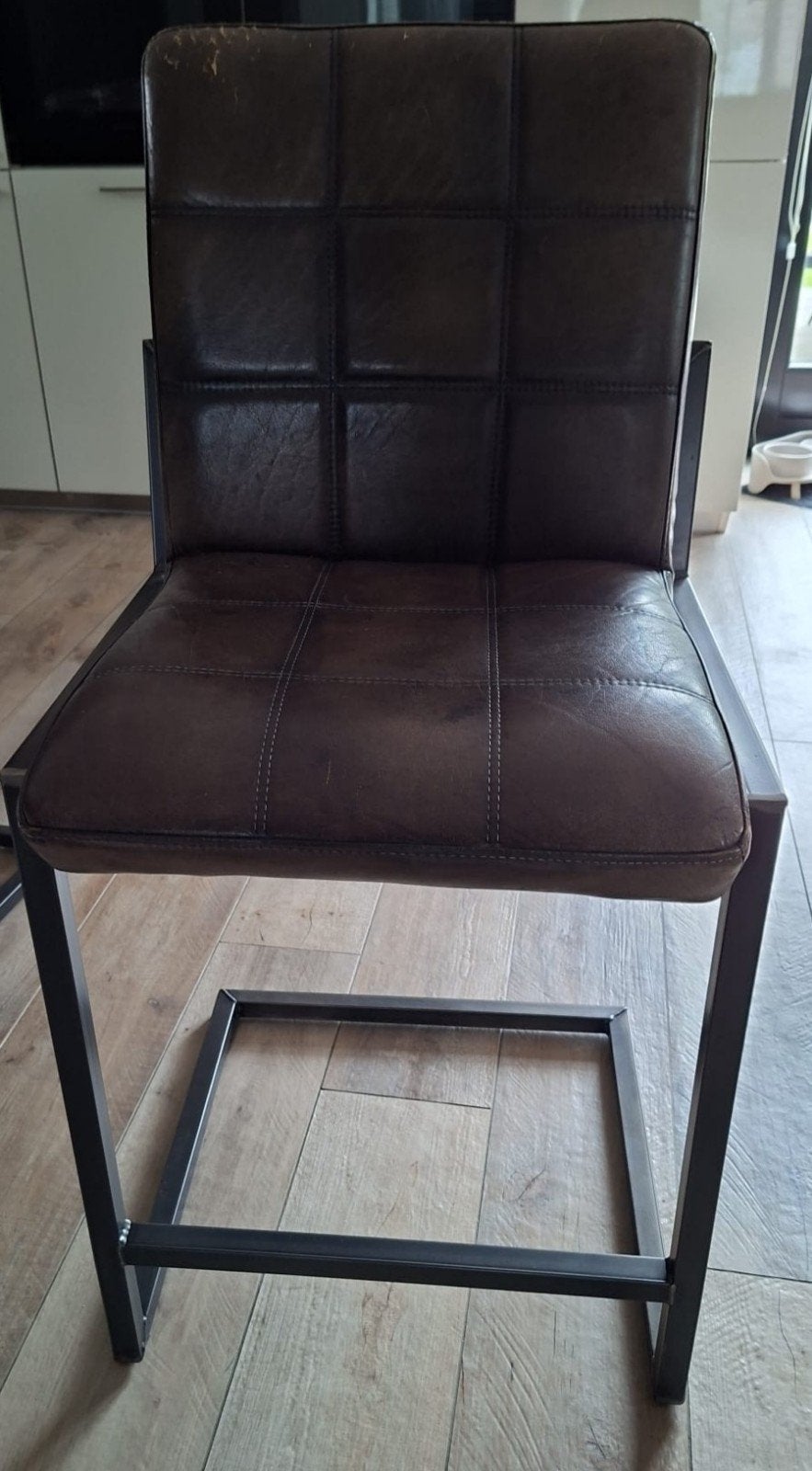barstoelen 3x, Ophalen, Gebruikt, Met voetsteun, 60 tot 90 cm