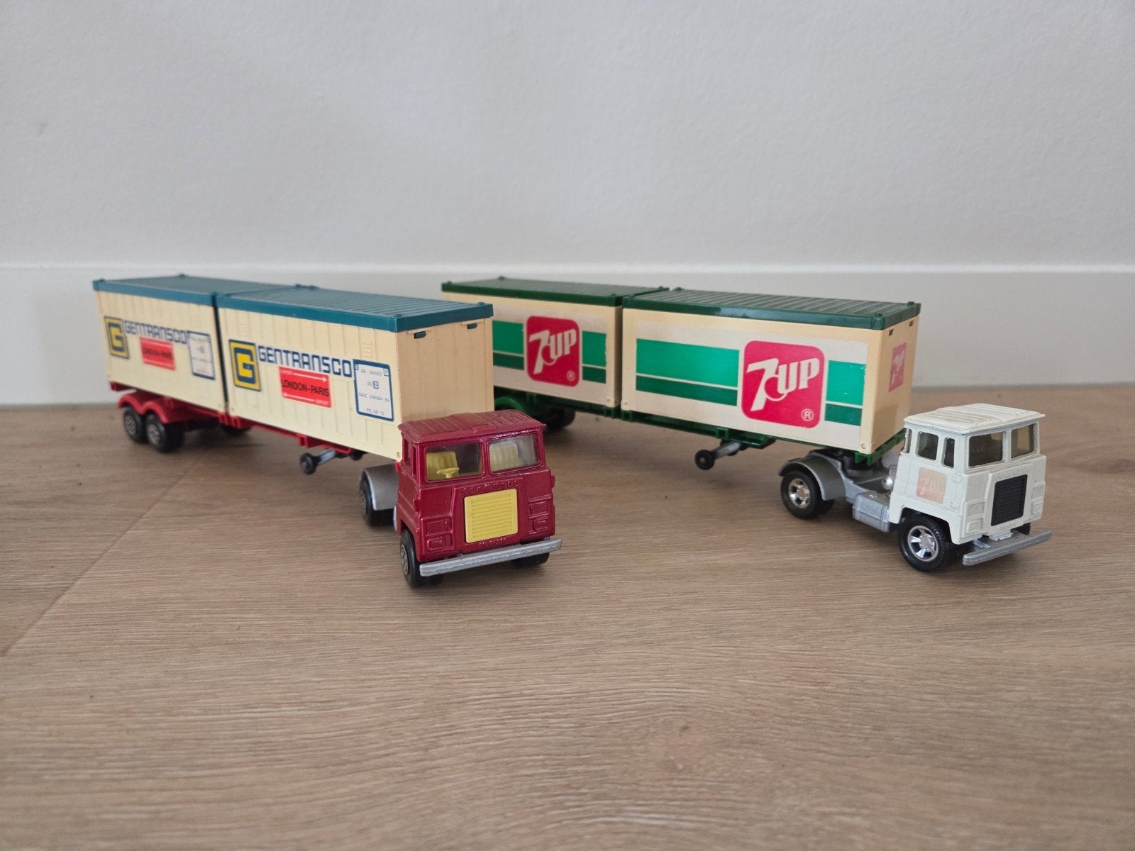 Matchbox Superkings Scammell K-17 Gentransco  7-Up container, Ophalen of Verzenden, Gebruikt, Bus of Vrachtwagen