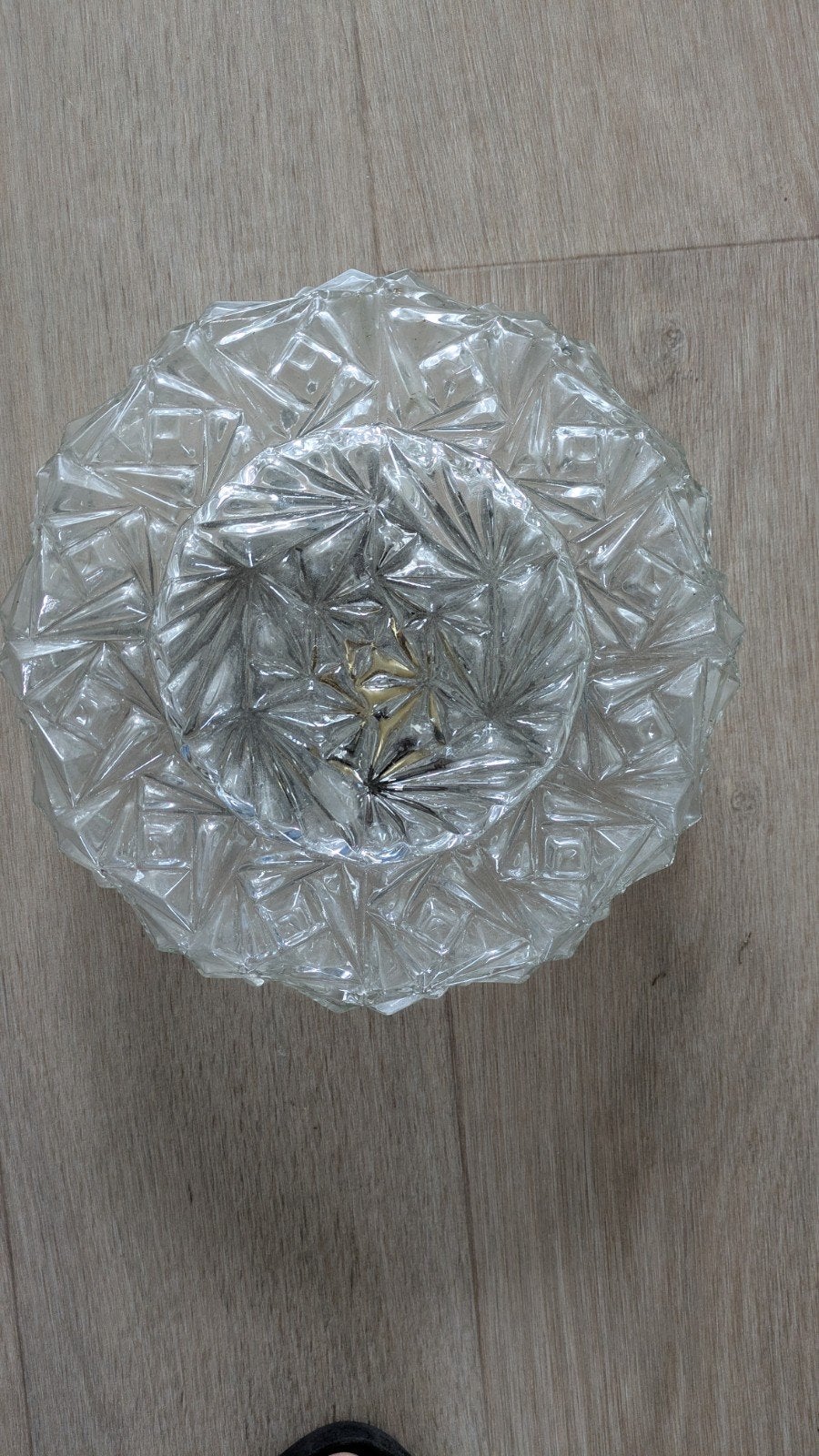 Grote Franse Retro Vintage plafond of muurlamp, Ophalen of Verzenden