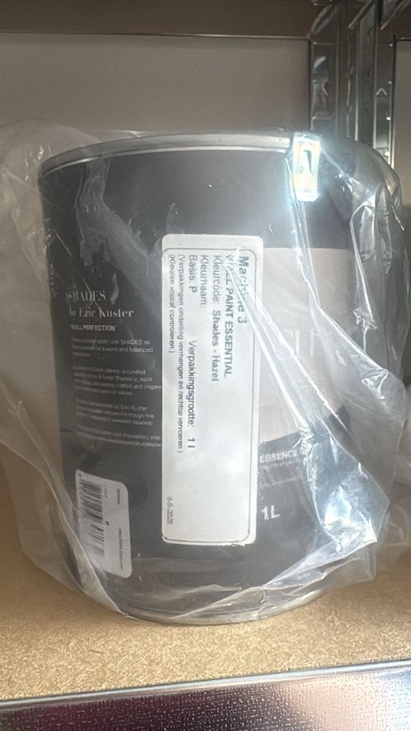 Eric Kuster Wall Paint Essential Hazel 1L, Ophalen, Bruin, Nieuw, Verf
