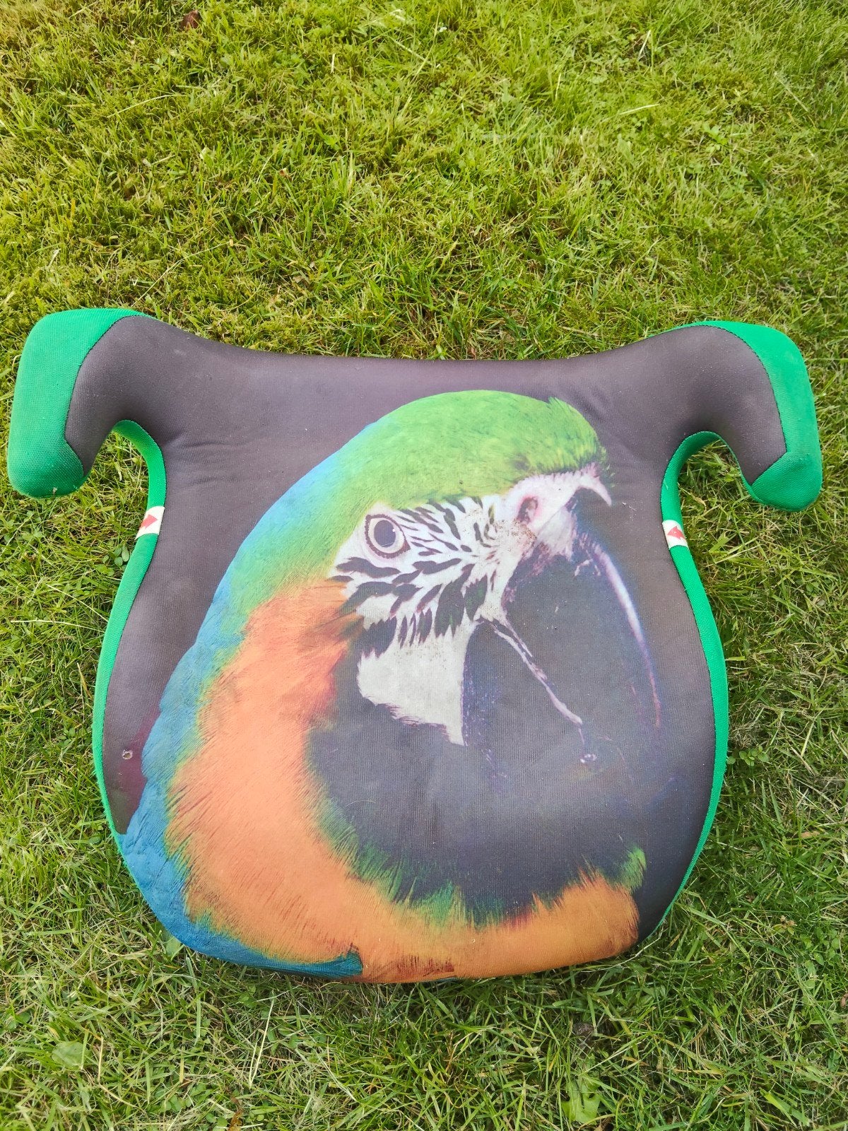 Zitverhoger met papegaai print, Kinderen en Baby's, 15 t/m 36 kg, Ophalen, Overige merken, Gebruikt