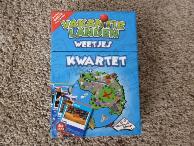 NIEUW VAKANTIE LANDEN weetjes kwartet vanaf 6 jaar, Verzamelen, Speelkaarten, Jokers en Kwartetten, Ophalen of Verzenden, Nieuw