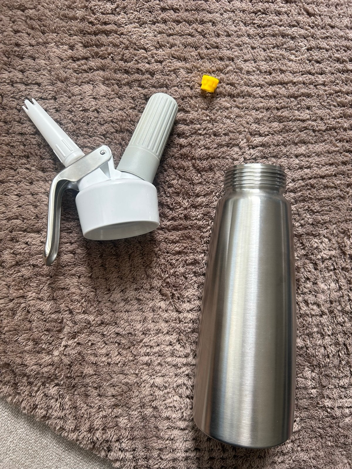 Slagroomspuit 0.5L RVS nieuw zonder doos, Huis en Inrichting, Overige typen, Ophalen of Verzenden, Metaal, Overige merken