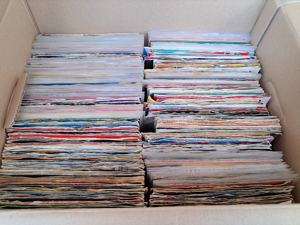 Partij / Verzameling piraten singles - Zo'n 250 stuks, Cd's en Dvd's, Gebruikt, Verzenden, 7 inch, Overige typen
