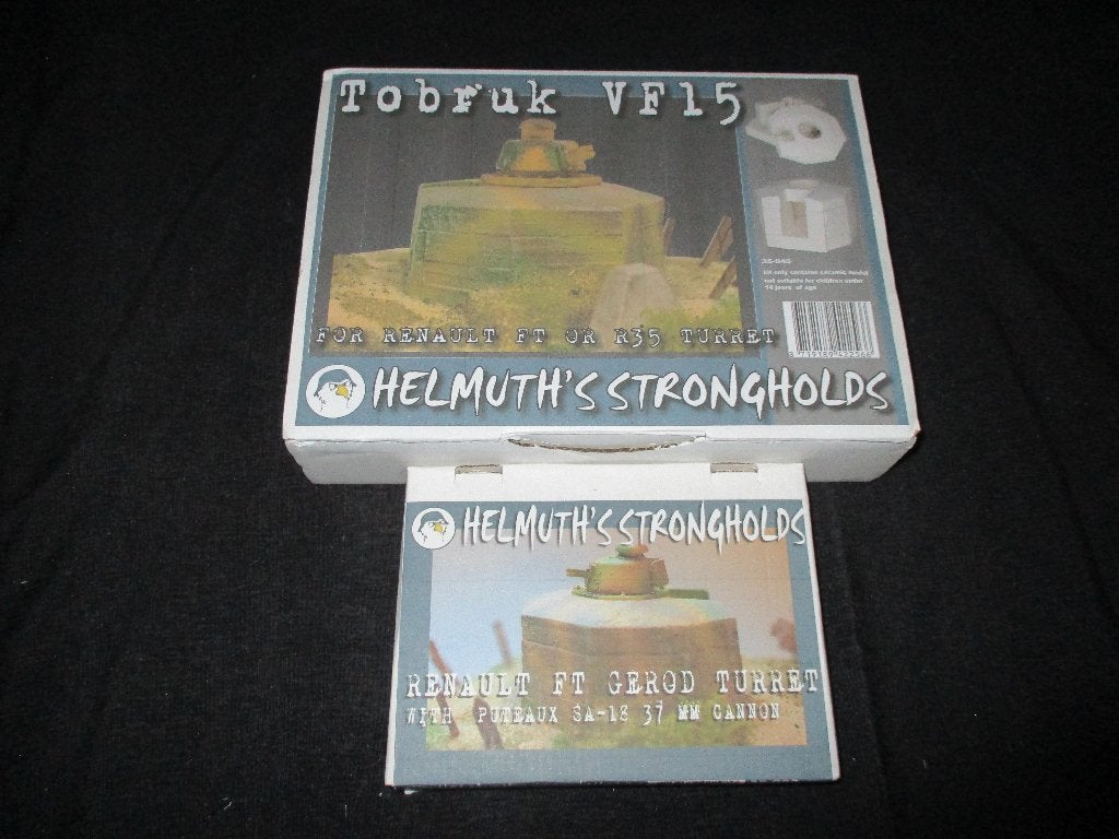 H-840,HELMUTHS STRONGHOLDS 1-35,NO,35-045,Tobruk VF15+HELMUT, Ophalen of Verzenden, Nieuw, 1:35 tot 1:50