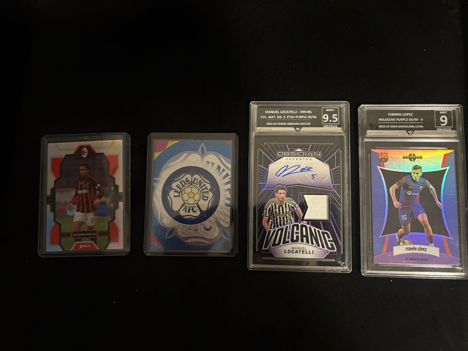 Voetbal Kaarten Collectie: Locatelli, Lopez, Costacurta, Ophalen of Verzenden, Zo goed als nieuw, Buitenlandse clubs, Spelerskaart