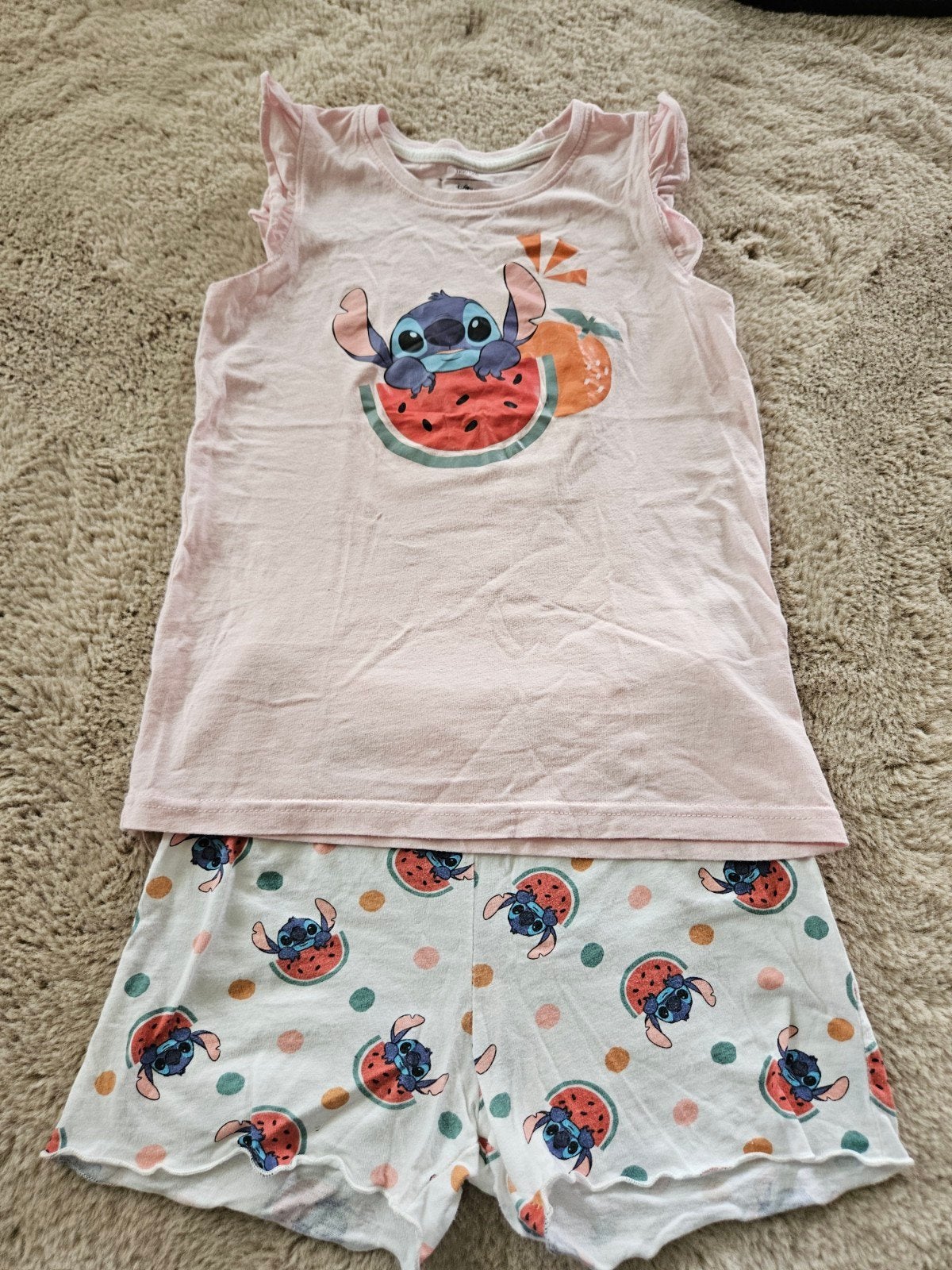 Stitch pyjama van disney, maat 122-128, Disney, Nacht- of Onderkleding, Meisje, Ophalen of Verzenden