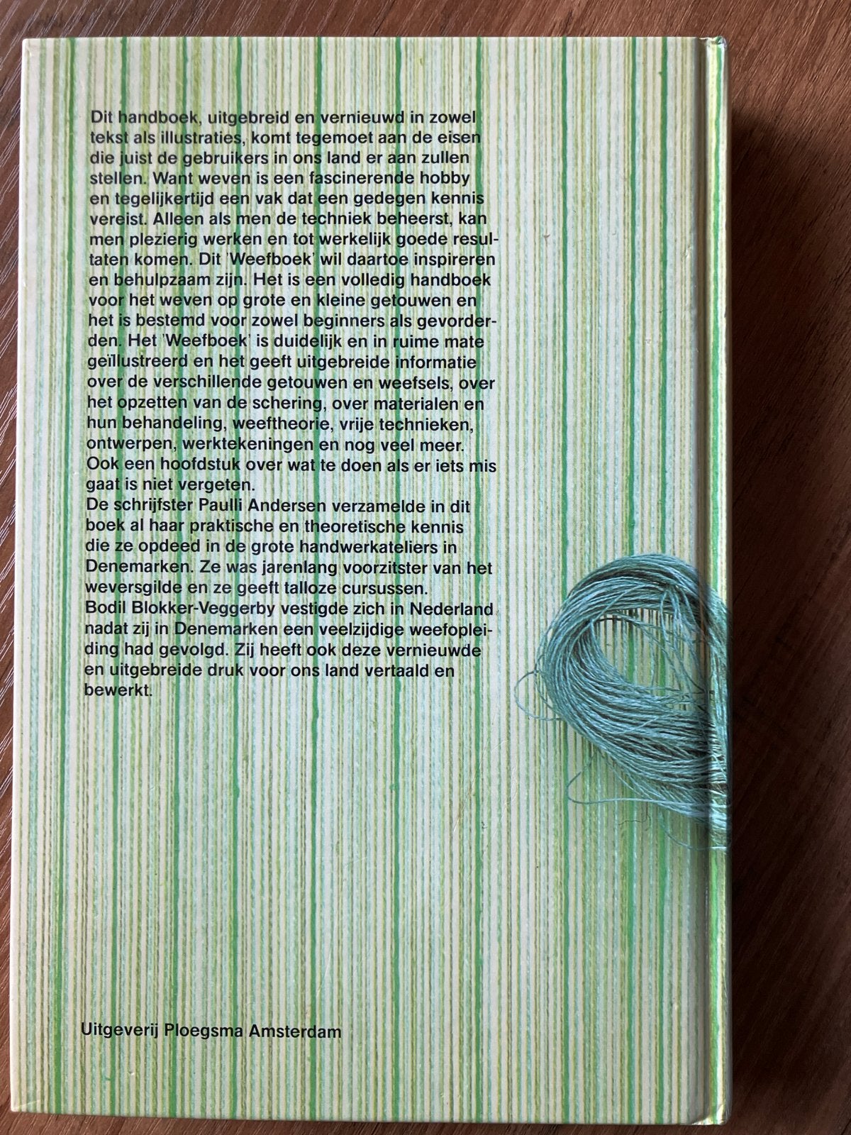 Weefboek: Handboek voor weven op grote en kleine getouwen, Ophalen of Verzenden, Gelezen, Overige onderwerpen