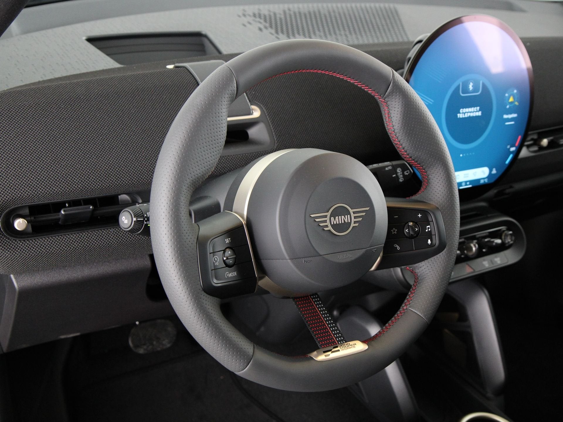 MINI Aceman E John Cooper Works Pakket M PRIVATE LEASE EUR 5, Auto's, Zwart, Isofix, Aceman, Nieuw