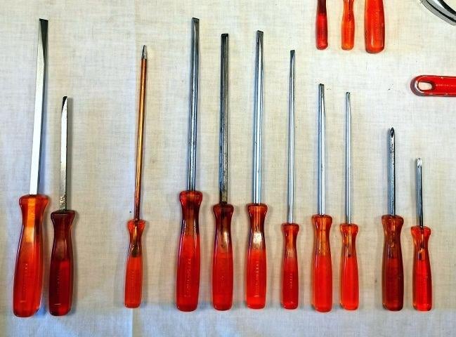 Facom:  schroevendraaiers + één hex 4, Ophalen of Verzenden, Gebruikt