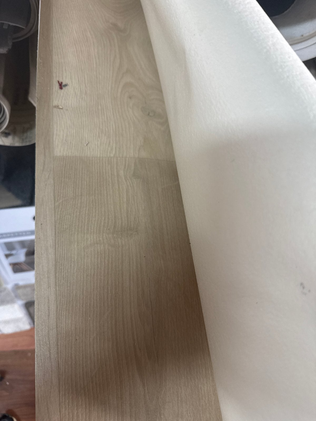 ‼️Coupon vinyl op rol - 3,90x3,50m - Direct meenemen op=op‼️, Ophalen, Nieuw, Beige, Vinyl